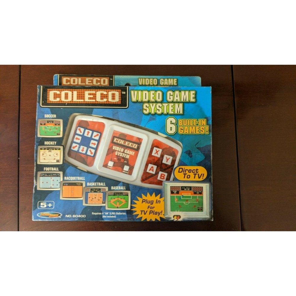 BRAND NEW Coleco Video Game System 6 Built-in Games! Direct to TV